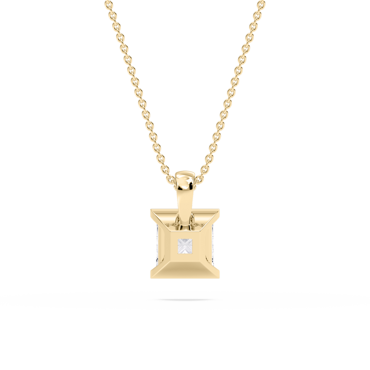 Lovea Hedda Anhänger – Prinzessschliff – Gelbgold
