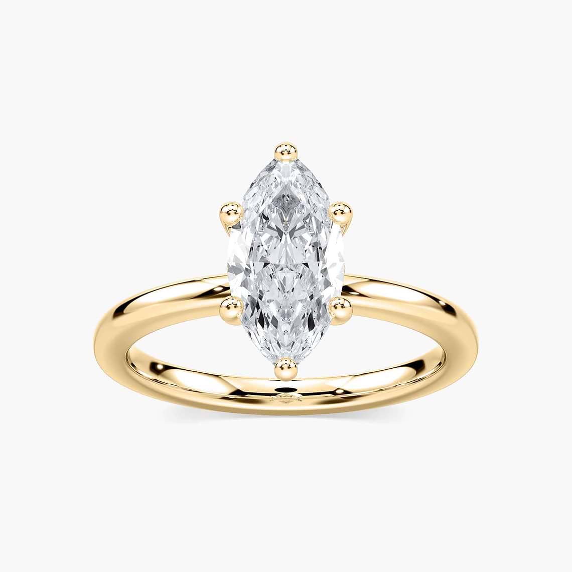 Marlene Verlobungsring – Gelbgold