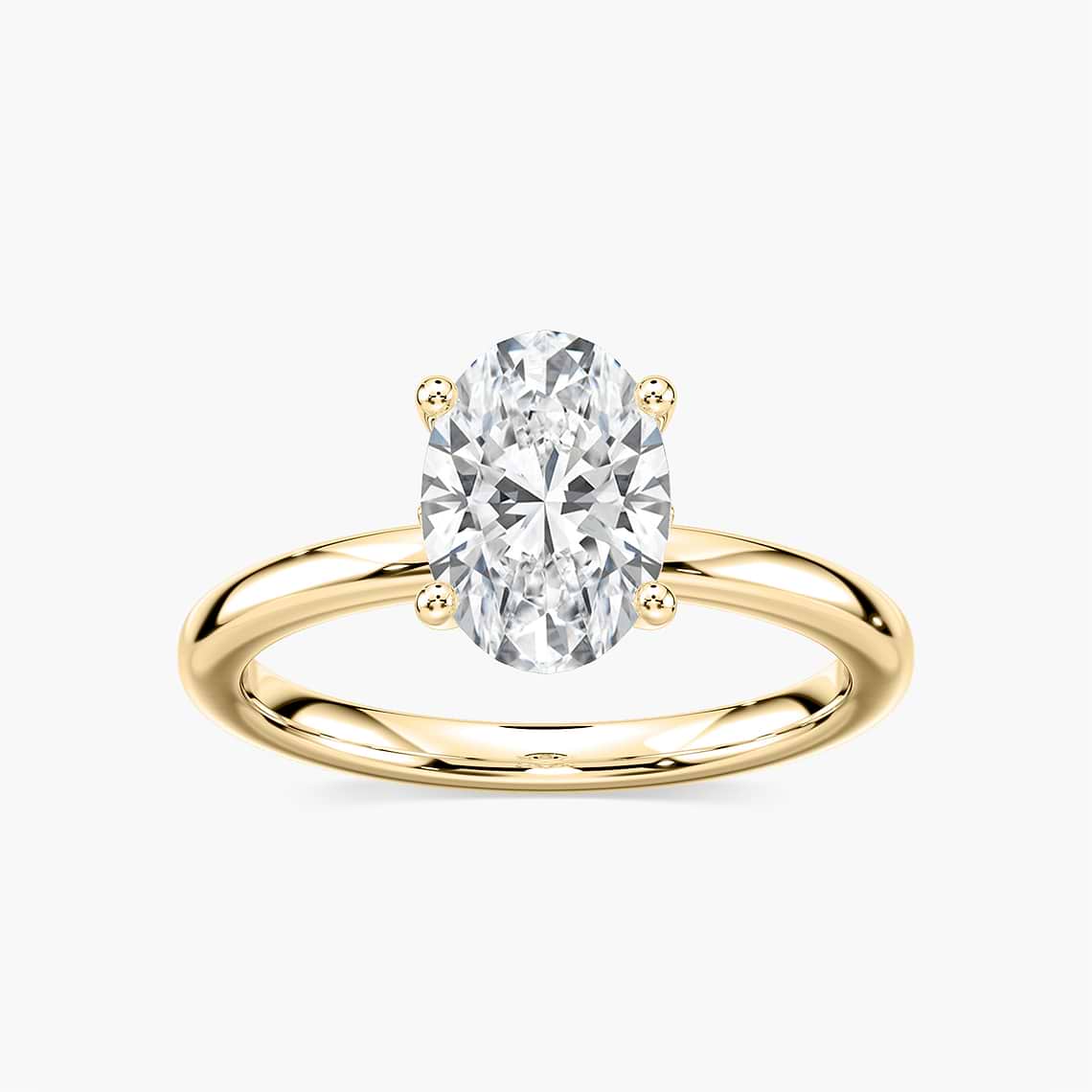 Marlene Verlobungsring – Gelbgold