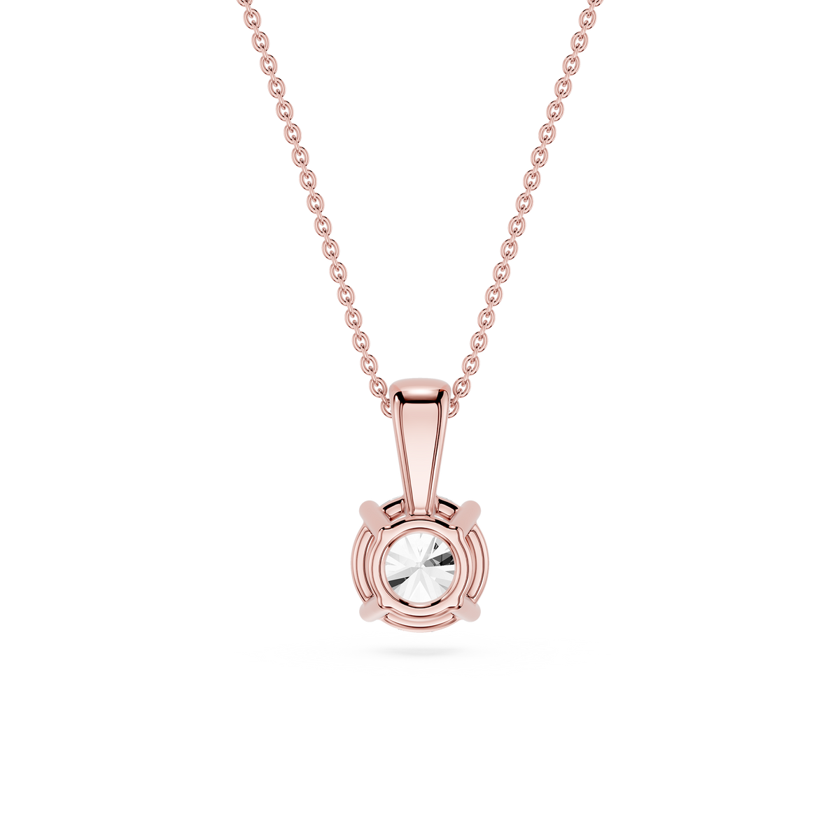 Lovea Lina Anhänger – Rundschliff – Roségold