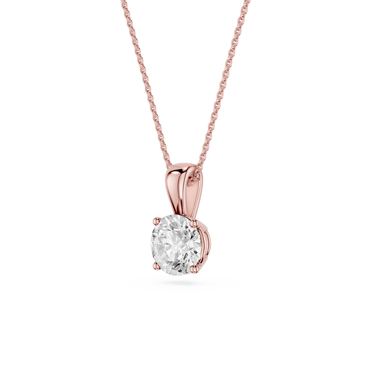 Lovea Lina Anhänger – Rundschliff – Roségold