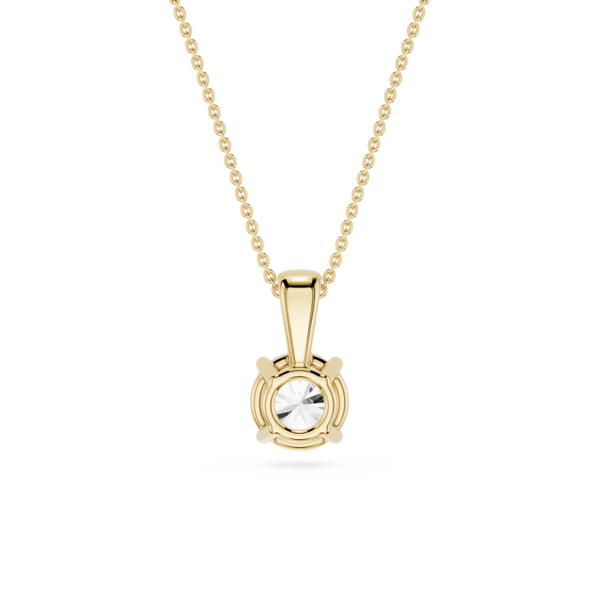 Lovea Lina Anhänger – Rundschliff – Gelbgold