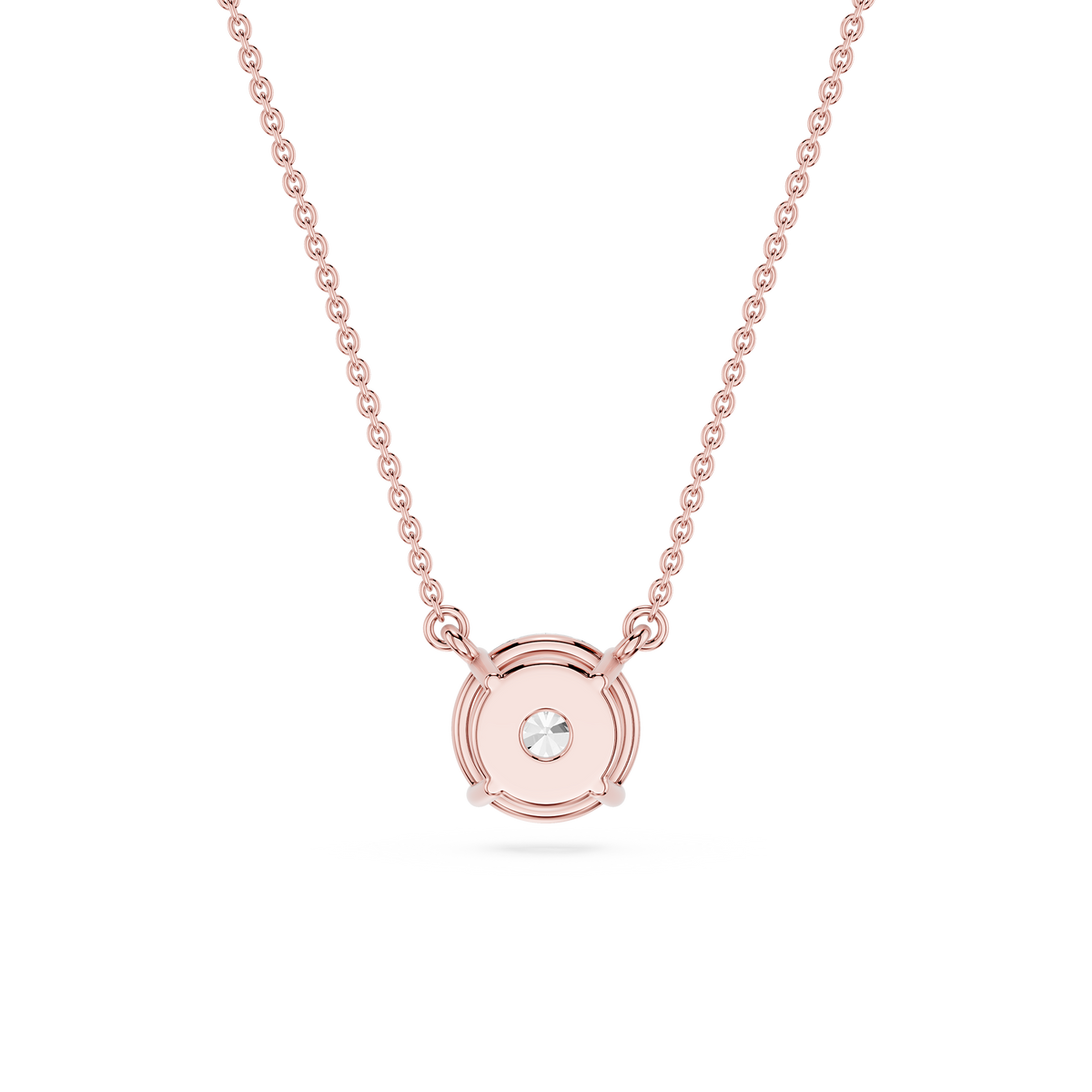 Lovea Carla Anhänger – Rundschliff – Roségold