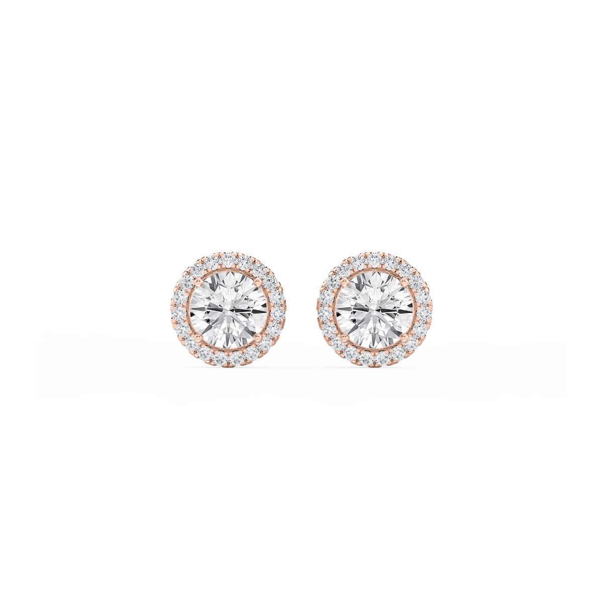 Lovea Pia Ohrstecker – Rundschliff – Roségold