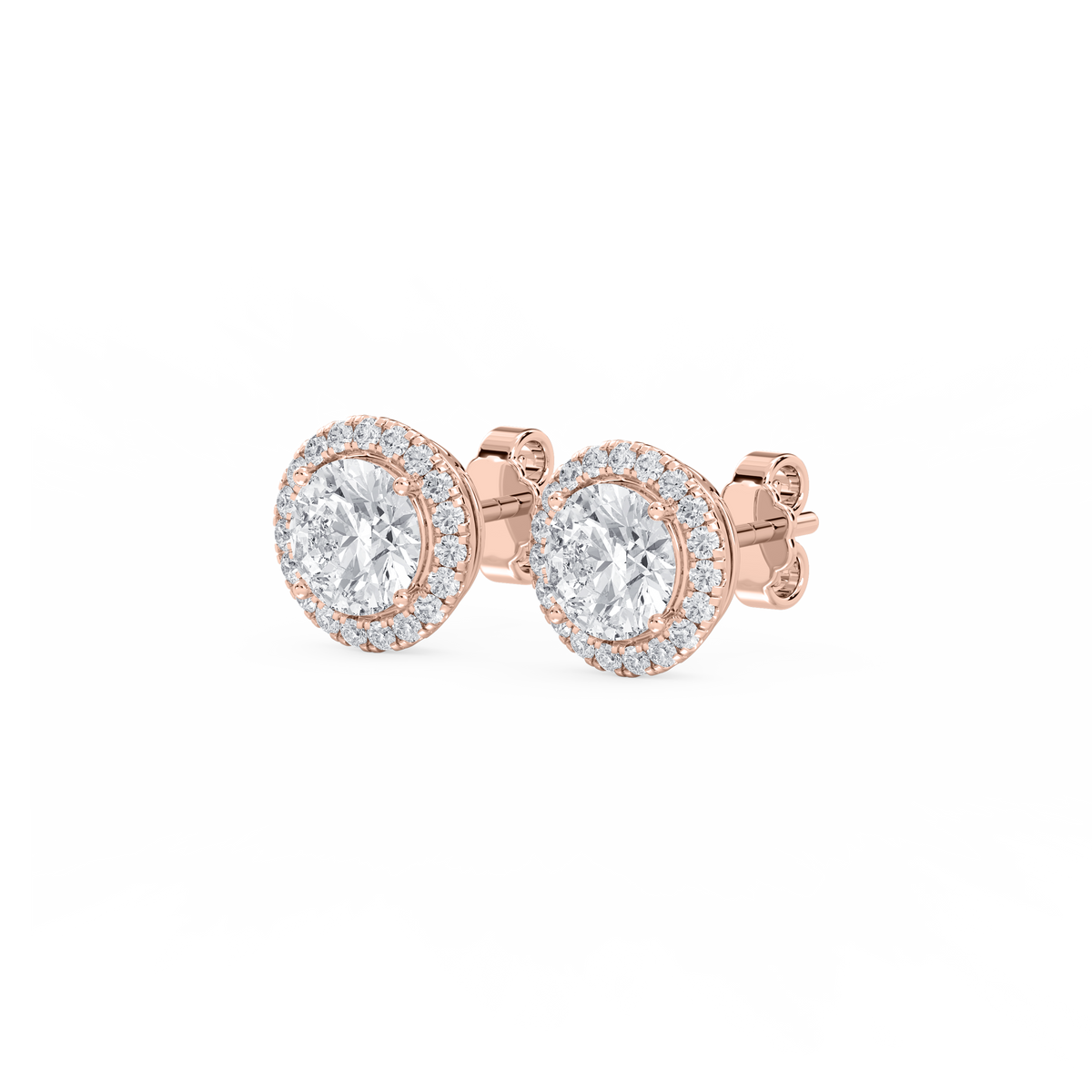 Lovea Pia Ohrstecker – Rundschliff – Roségold