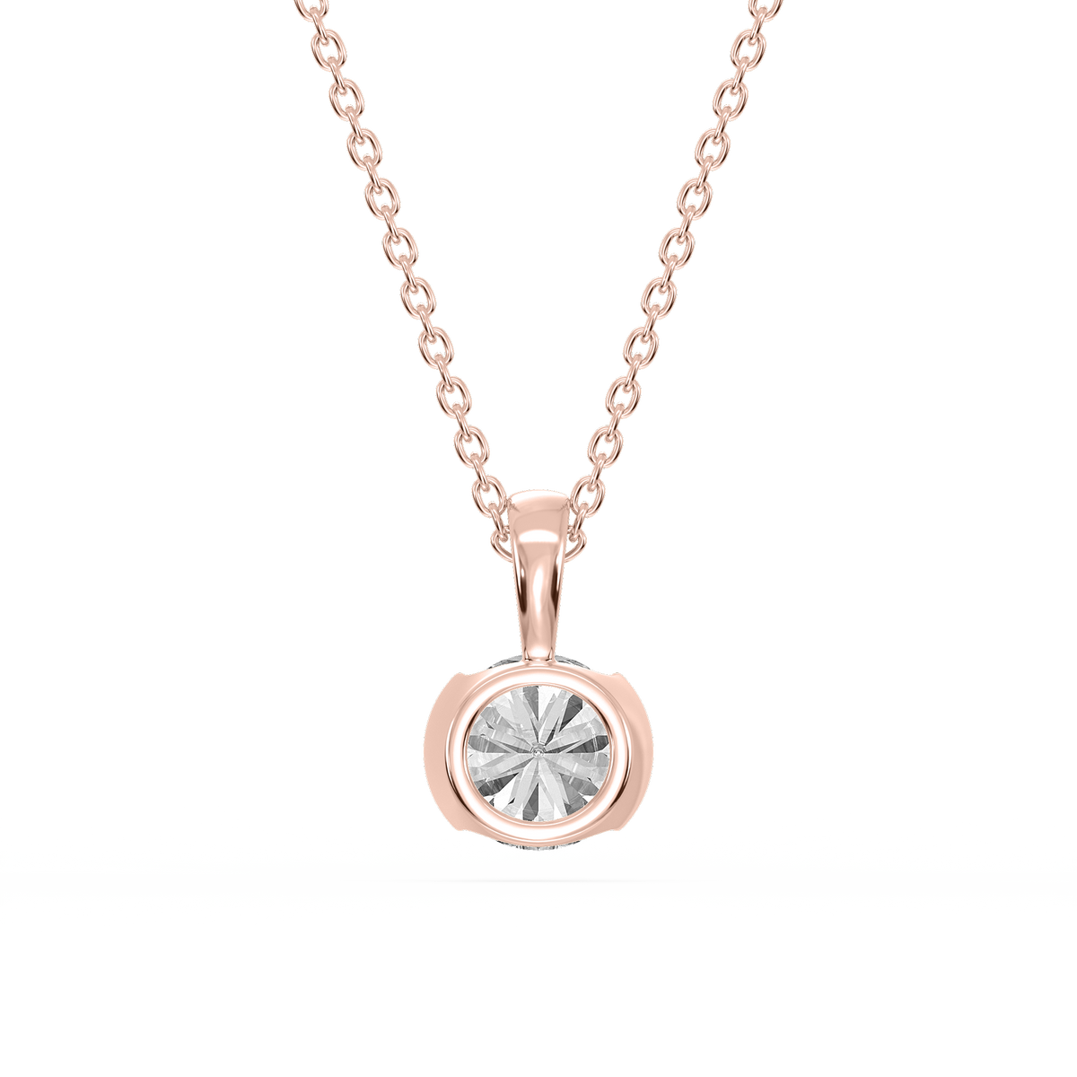 Lovea Hedda Anhänger – Rundschliff – Roségold