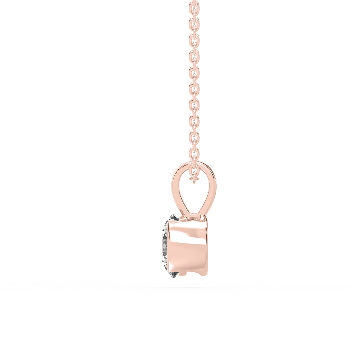 Lovea Hedda Anhänger – Rundschliff – Roségold