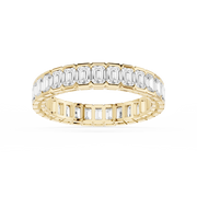 Lovea Paula Eternity Ring Smaragdschliff – Gelbgold