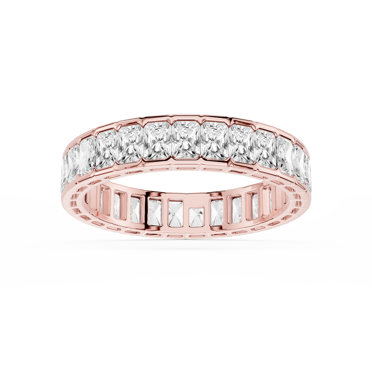 Lovea Paula Eternity Ring Radiantschliff – Roségold