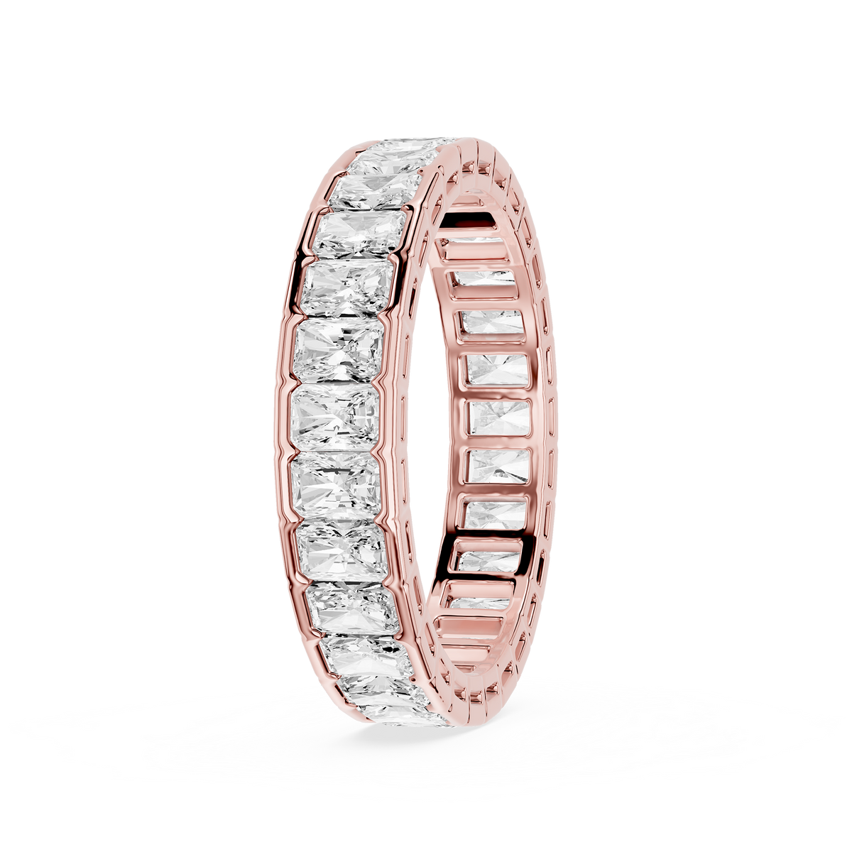 Lovea Paula Eternity Ring Radiantschliff – Roségold
