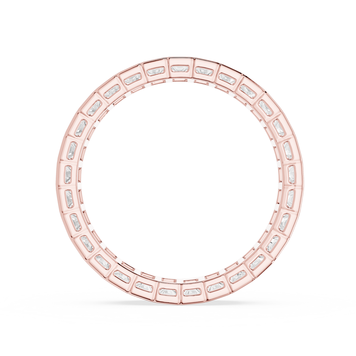 Lovea Paula Eternity Ring Radiantschliff – Roségold