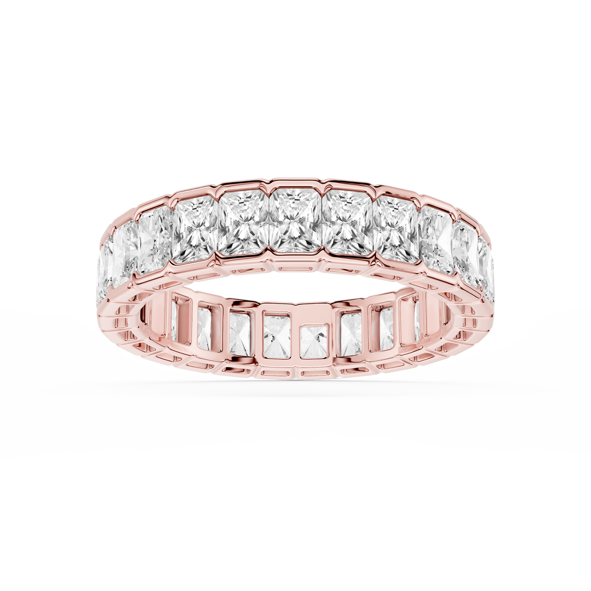 Lovea Paula Eternity Ring Radiantschliff – Roségold