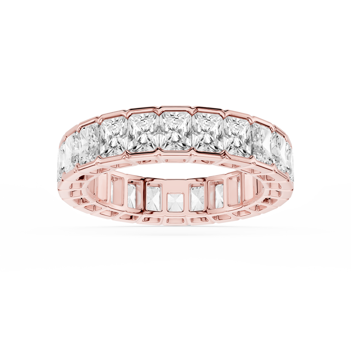 Lovea Paula Eternity Ring Radiantschliff – Roségold