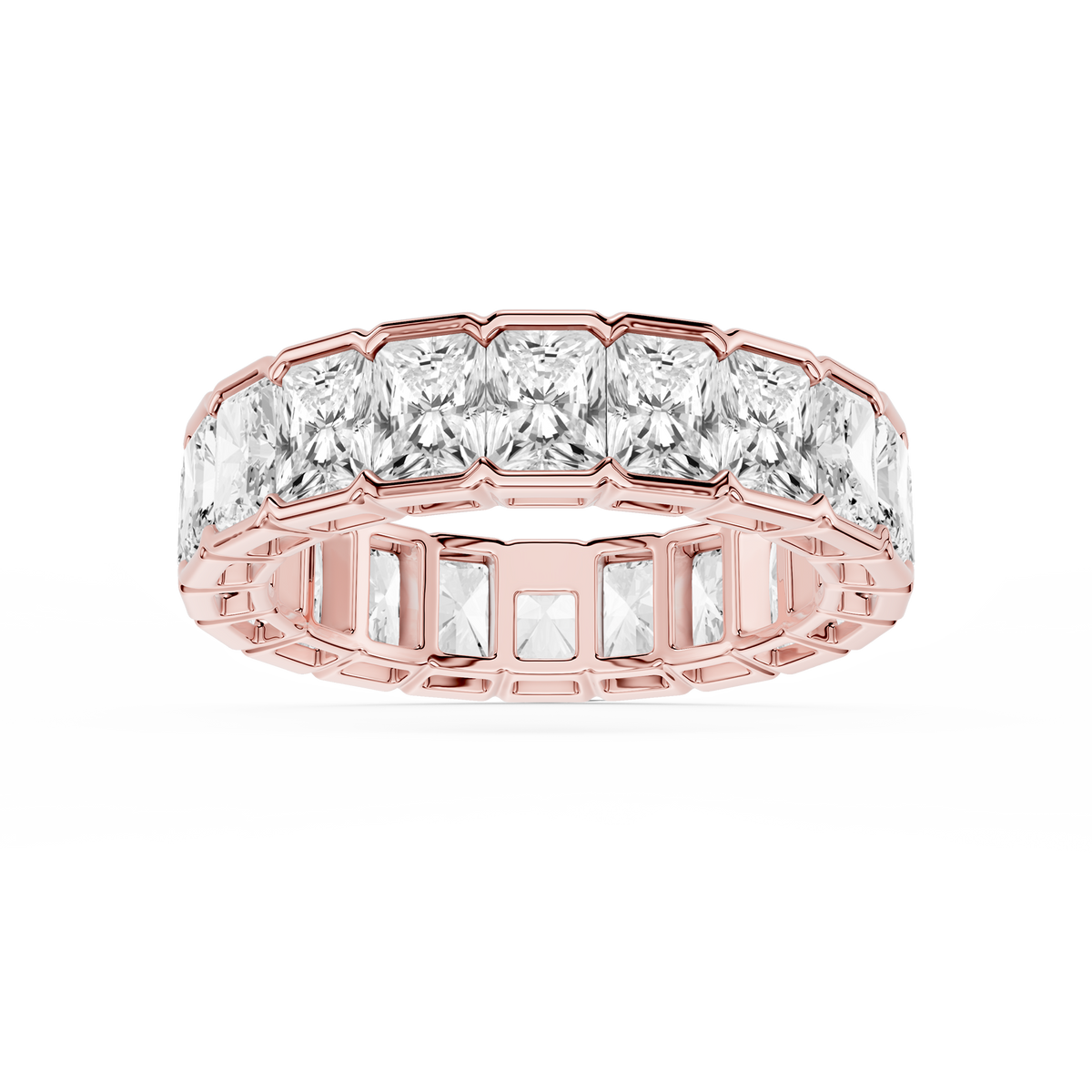 Lovea Paula Eternity Ring Radiantschliff – Roségold