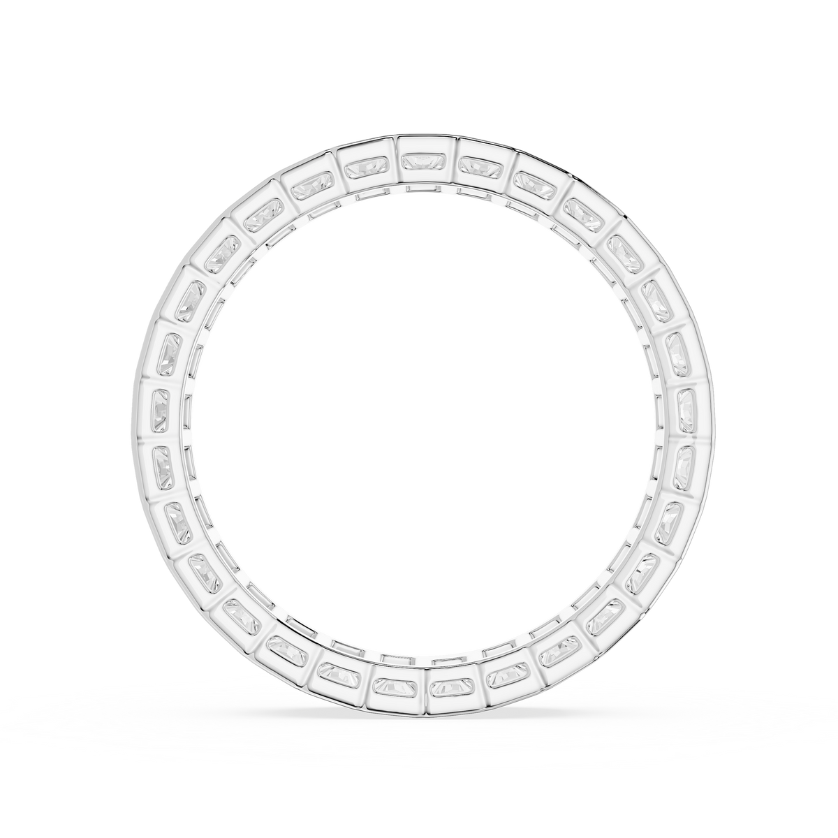 Lovea Paula Eternity Ring Radiantschliff – Weißgold