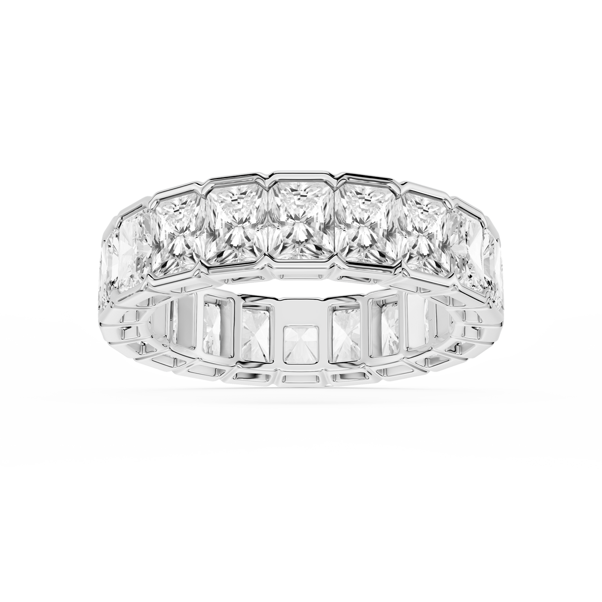 Lovea Paula Eternity Ring Radiantschliff – Weißgold