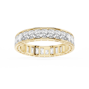 Lovea Paula Eternity Ring Radiantschliff – Gelbgold