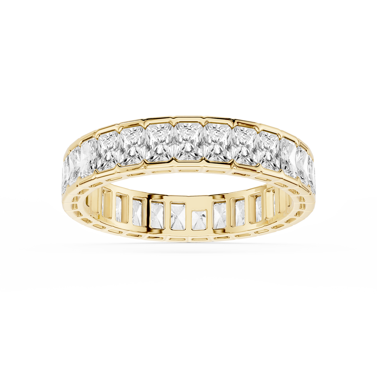 Lovea Paula Eternity Ring Radiantschliff – Gelbgold