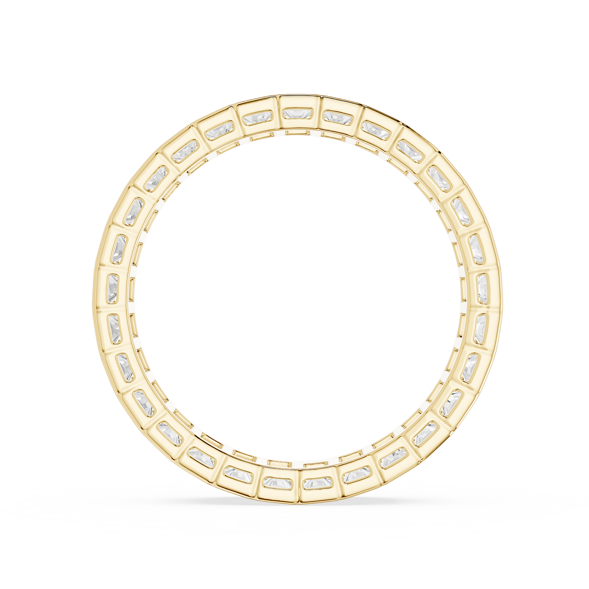 Lovea Paula Eternity Ring Radiantschliff – Gelbgold