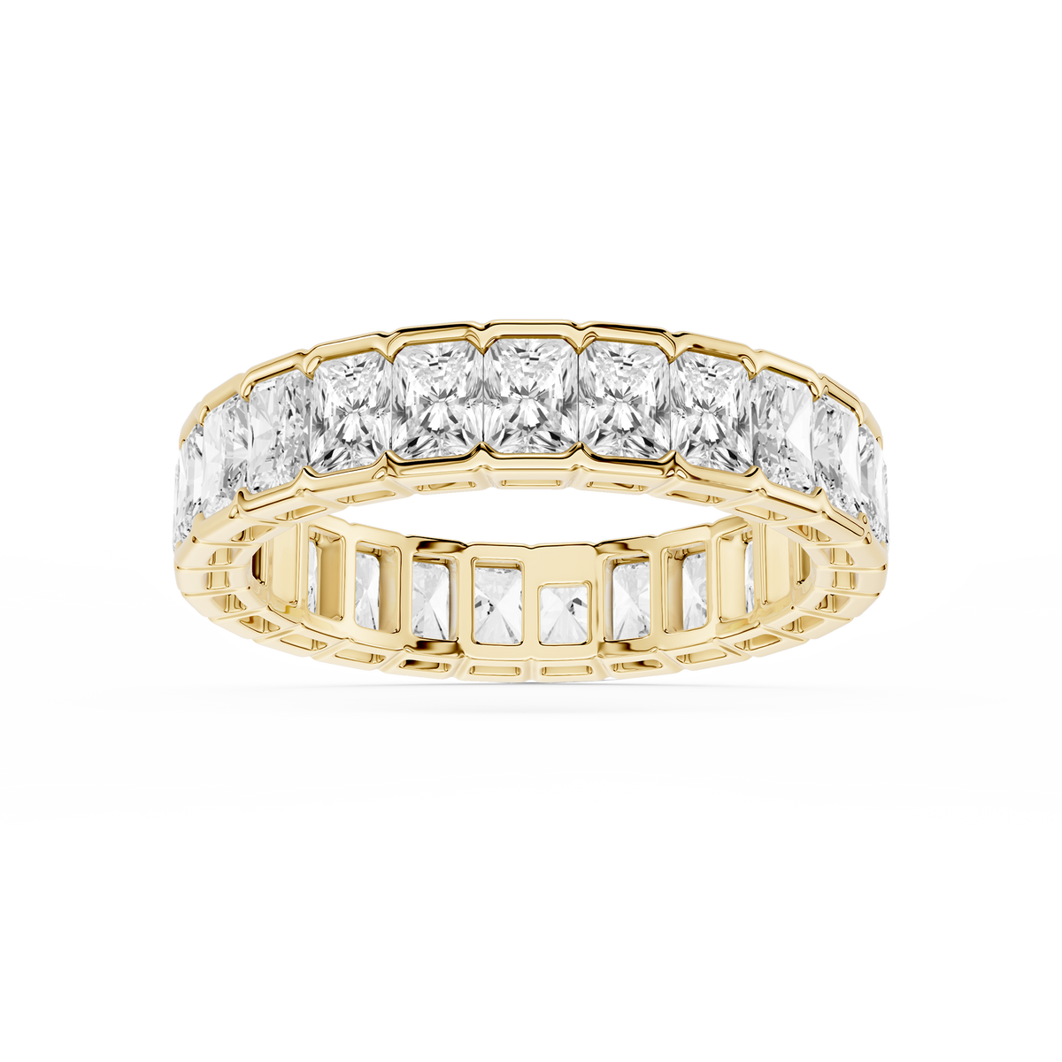 Lovea Paula Eternity Ring Radiantschliff – Gelbgold