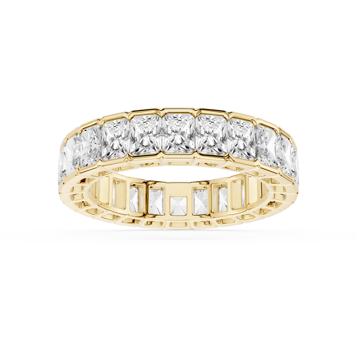 Lovea Paula Eternity Ring Radiantschliff – Gelbgold