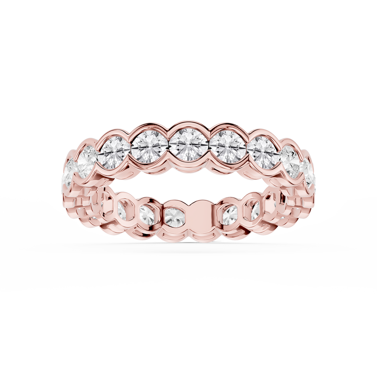 Lovea Paula Eternity Ring Rundschliff – Roségold