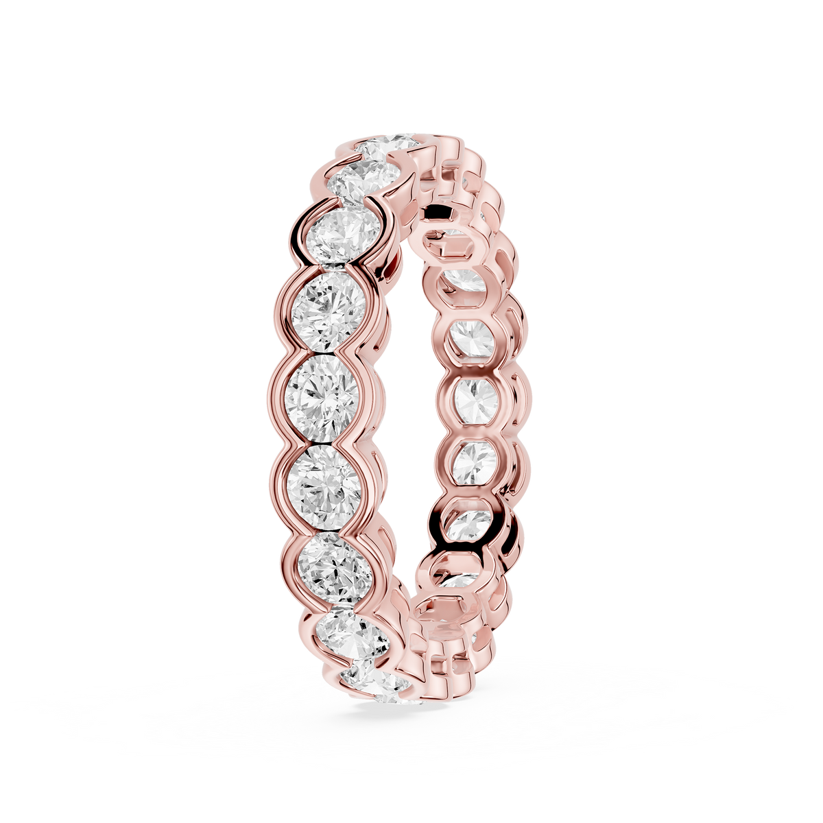 Lovea Paula Eternity Ring Rundschliff – Roségold