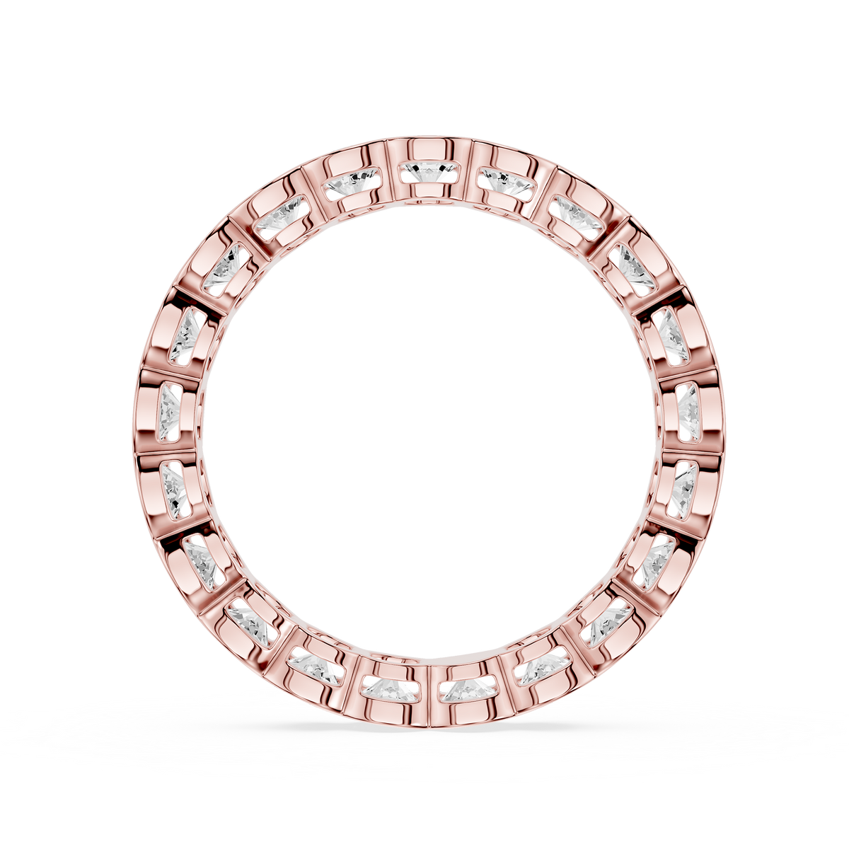 Lovea Paula Eternity Ring Rundschliff – Roségold