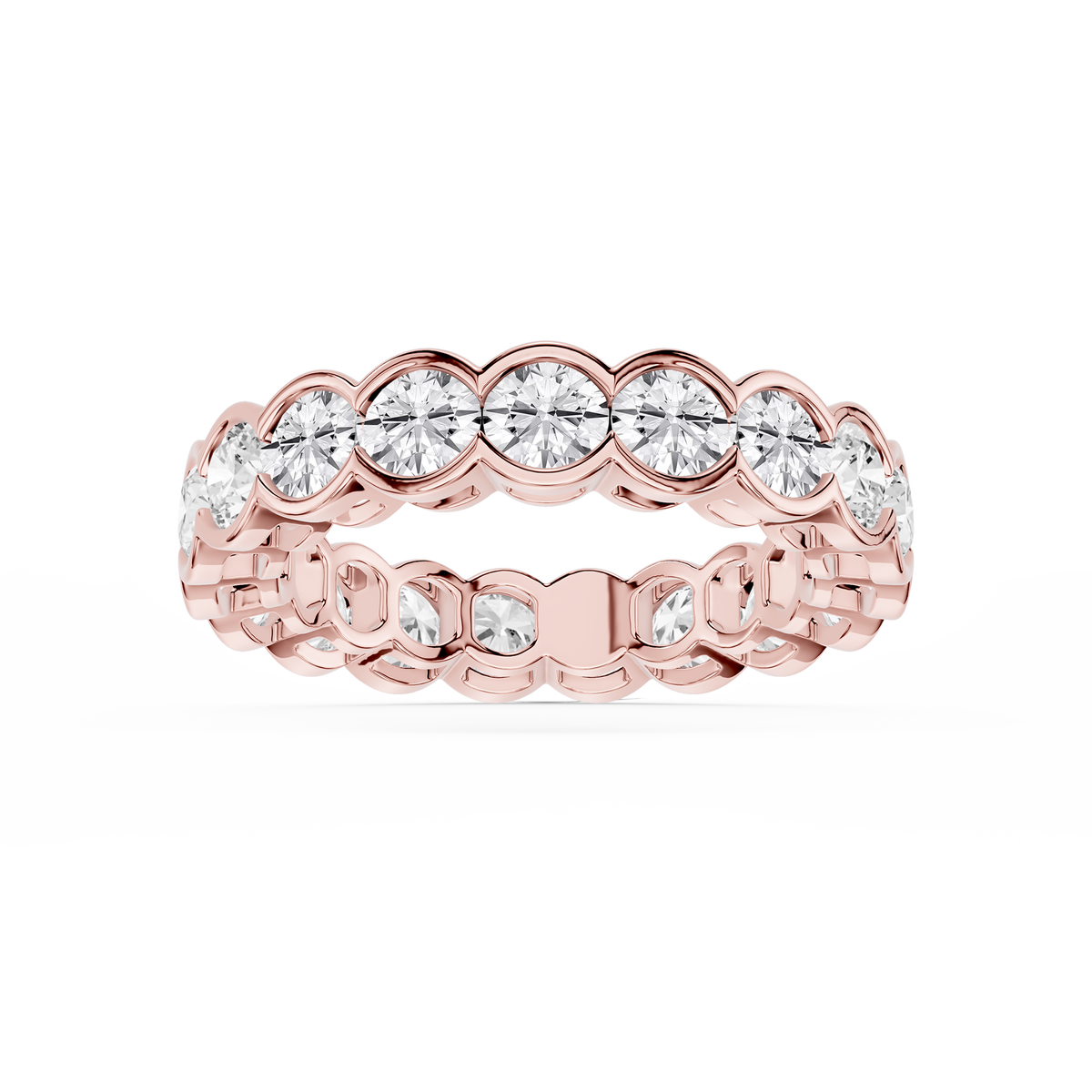 Lovea Paula Eternity Ring Rundschliff – Roségold