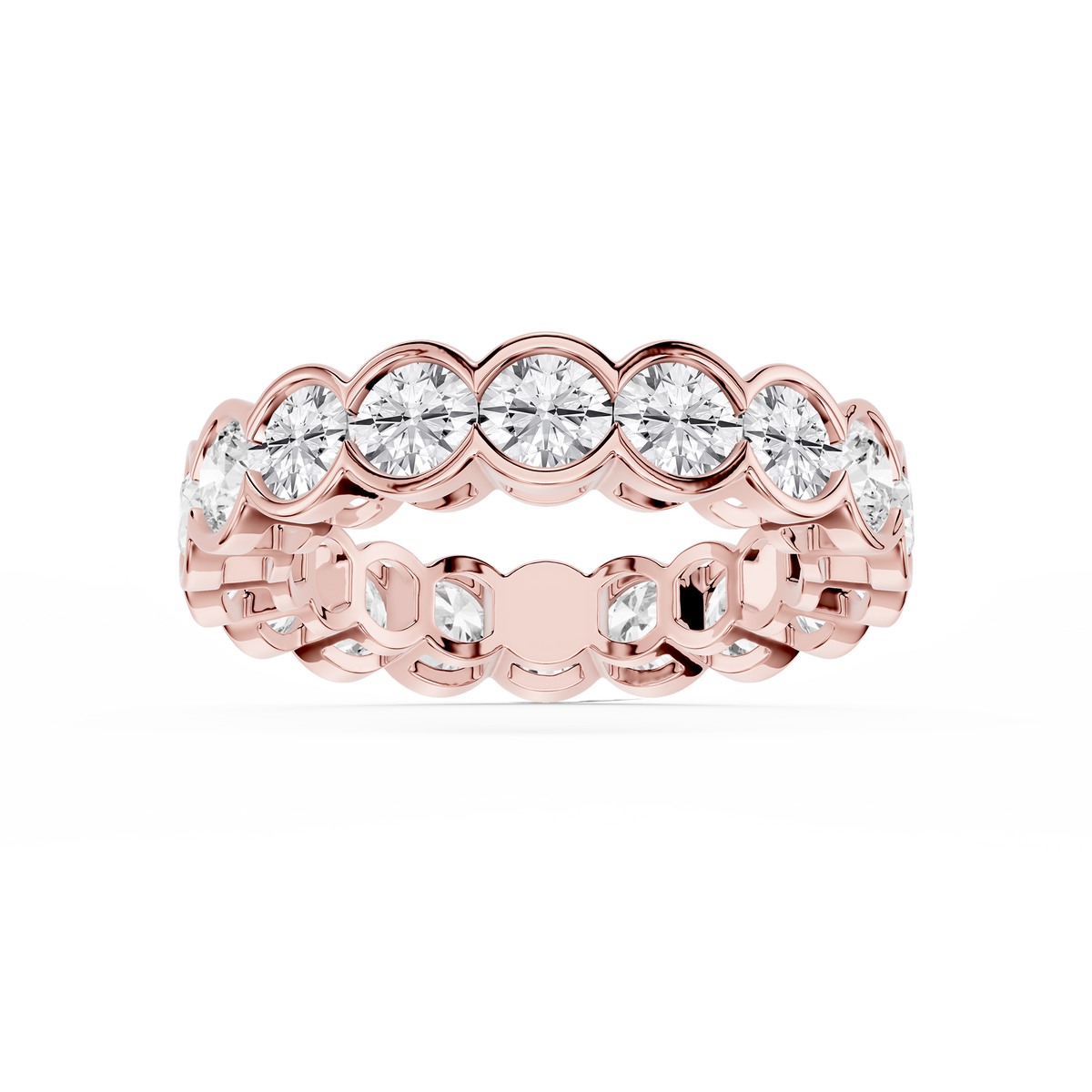 Lovea Paula Eternity Ring Rundschliff – Roségold