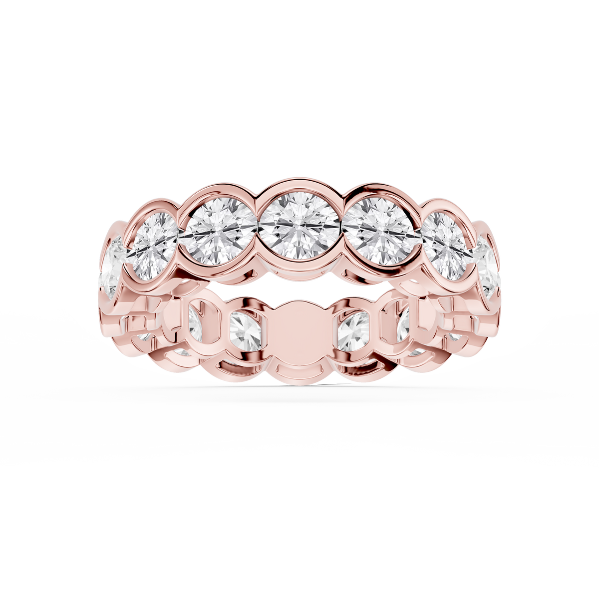 Lovea Paula Eternity Ring Rundschliff – Roségold