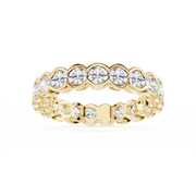 Lovea Paula Eternity Ring Rundschliff – Gelbgold