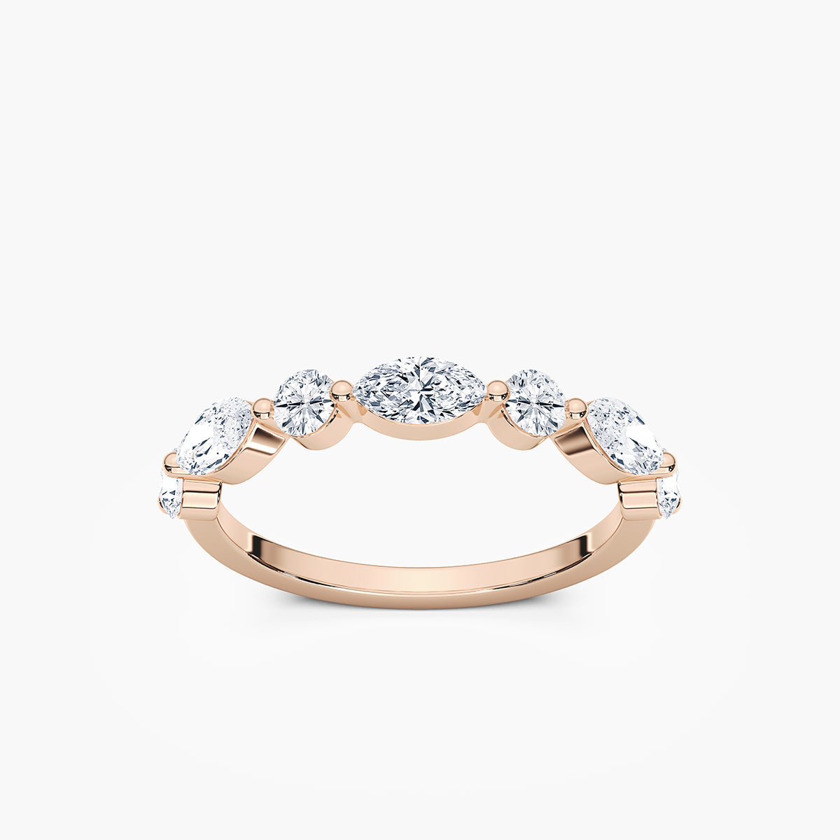 Lovea Natalie Trauring – Marquise & Rund – Roségold