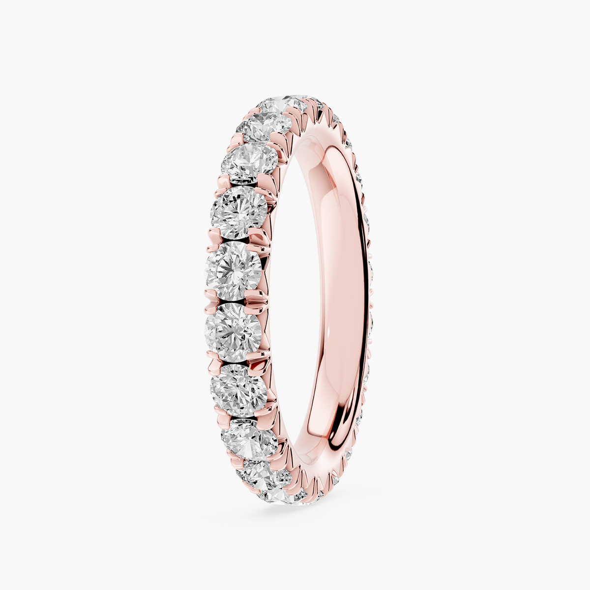Lovea Lotte Eternity Ring Rundschliff – Roségold