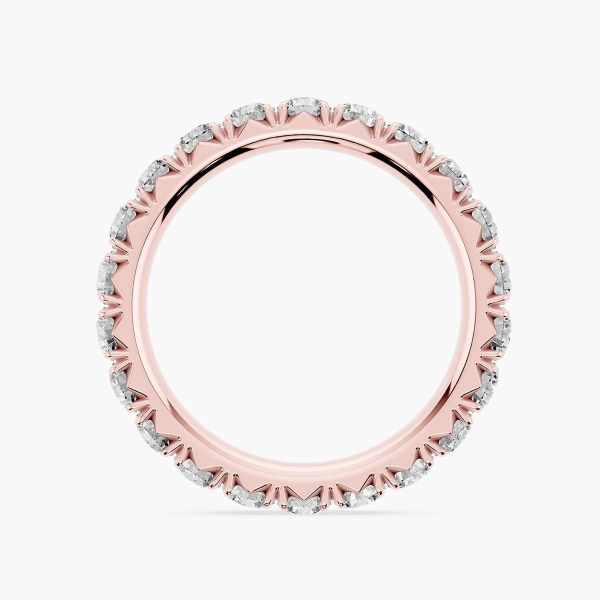 Lovea Lotte Eternity Ring Rundschliff – Roségold