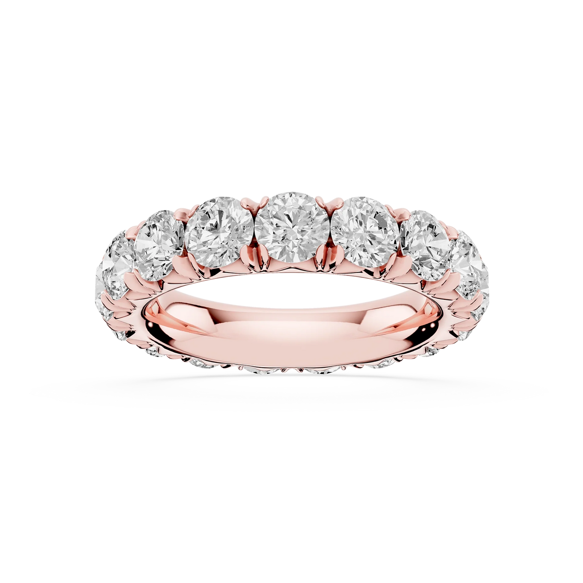 Lovea Lotte Eternity Ring Rundschliff – Roségold