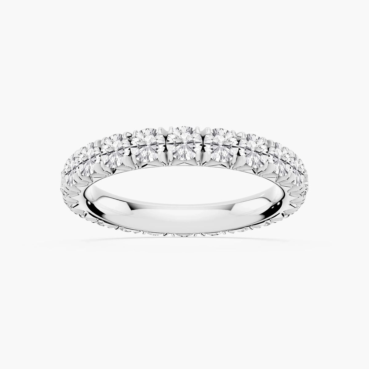 Lovea Lotte Eternity Ring Rundschliff – Weißgold