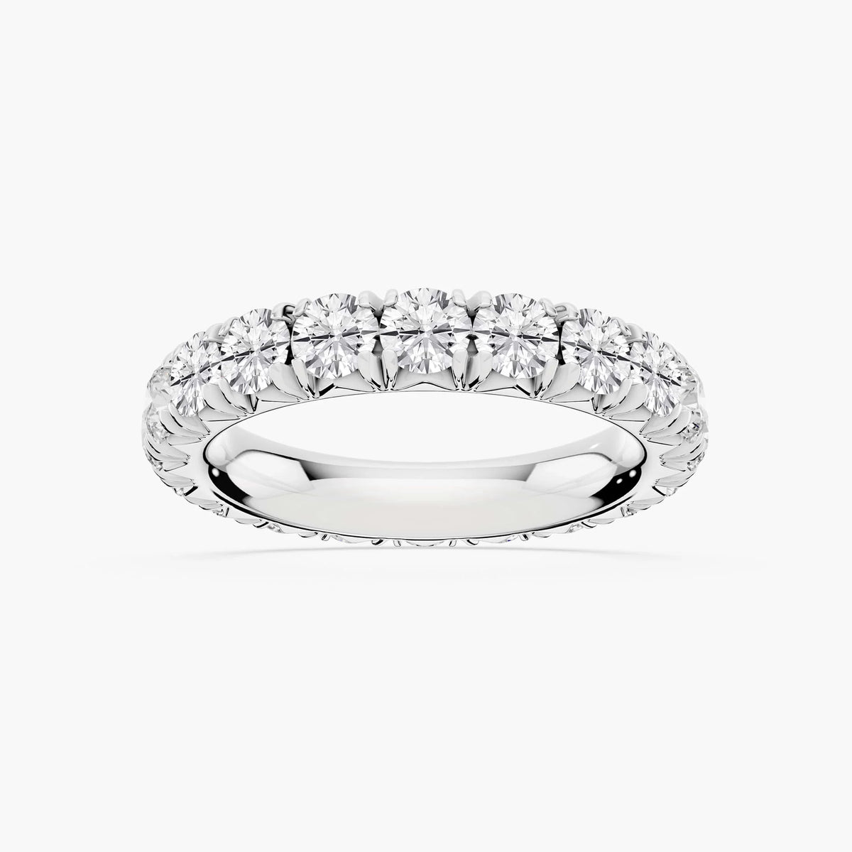 Lovea Lotte Eternity Ring Rundschliff – Weißgold