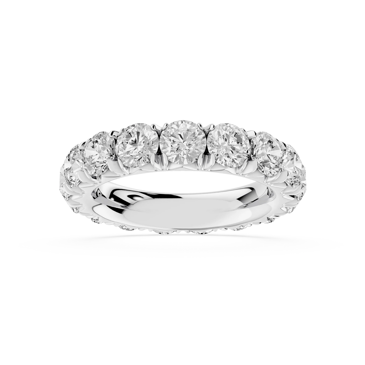 Lovea Lotte Eternity Ring Rundschliff – Weißgold