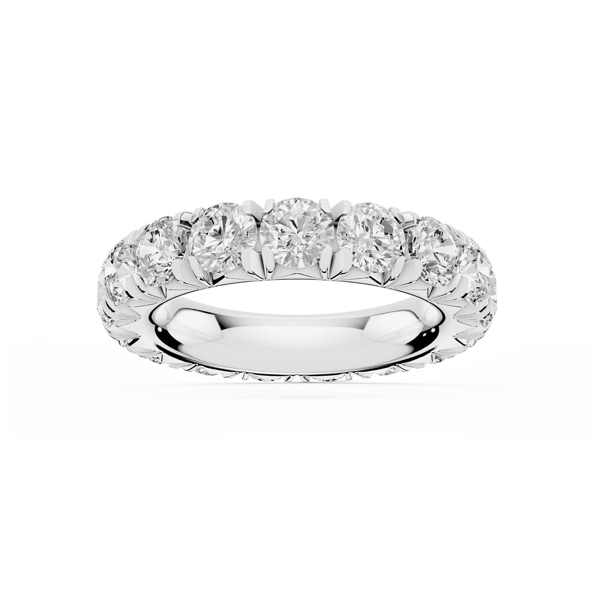 Lovea Lotte Eternity Ring Rundschliff – Weißgold
