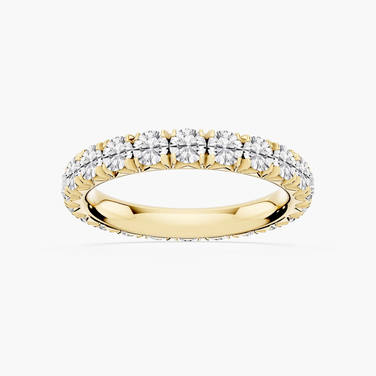 Lovea Lotte Eternity Ring Rundschliff – Gelbgold