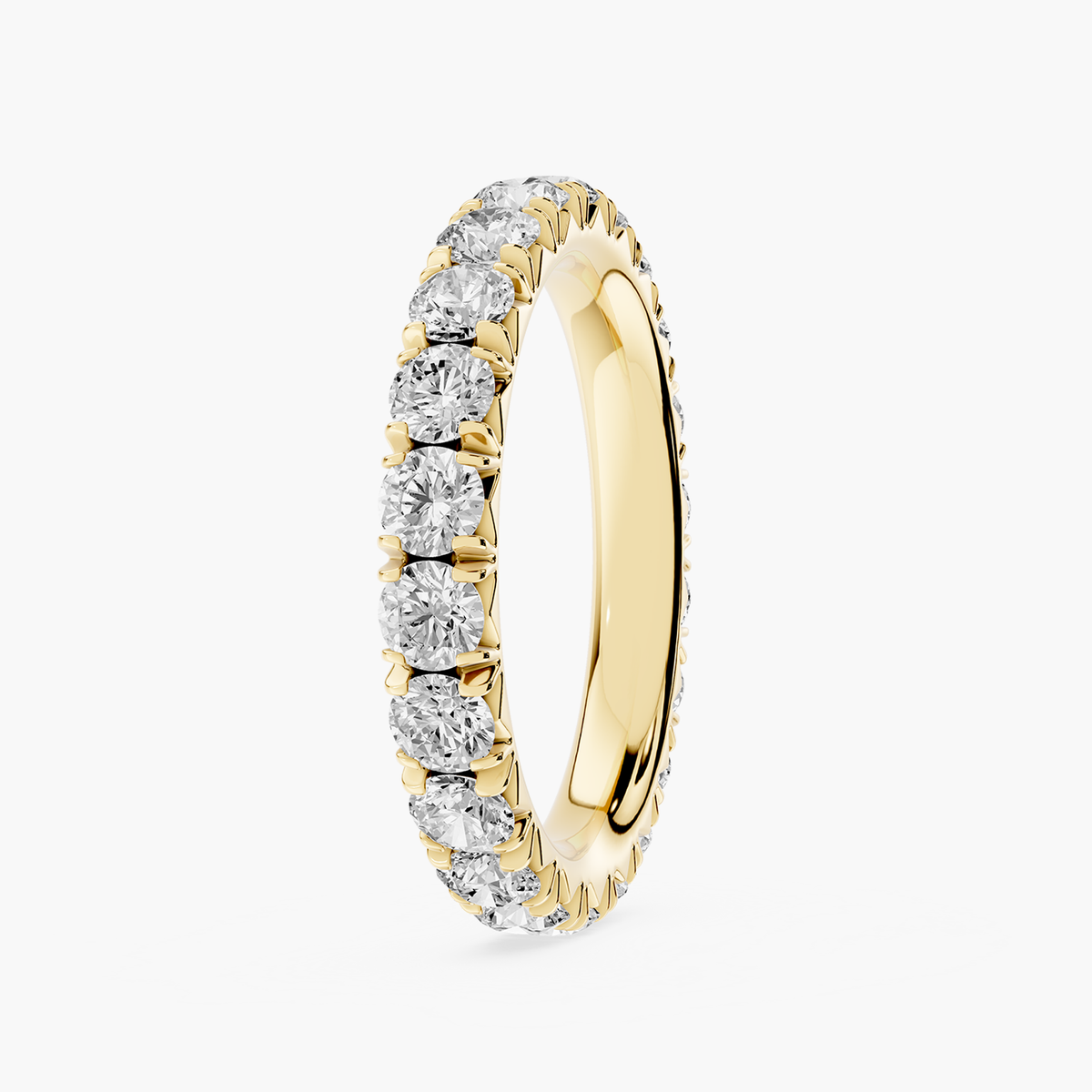 Lovea Lotte Eternity Ring Rundschliff – Gelbgold