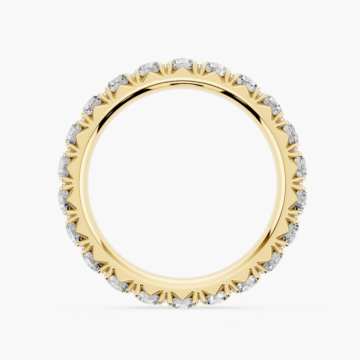 Lovea Lotte Eternity Ring Rundschliff – Gelbgold