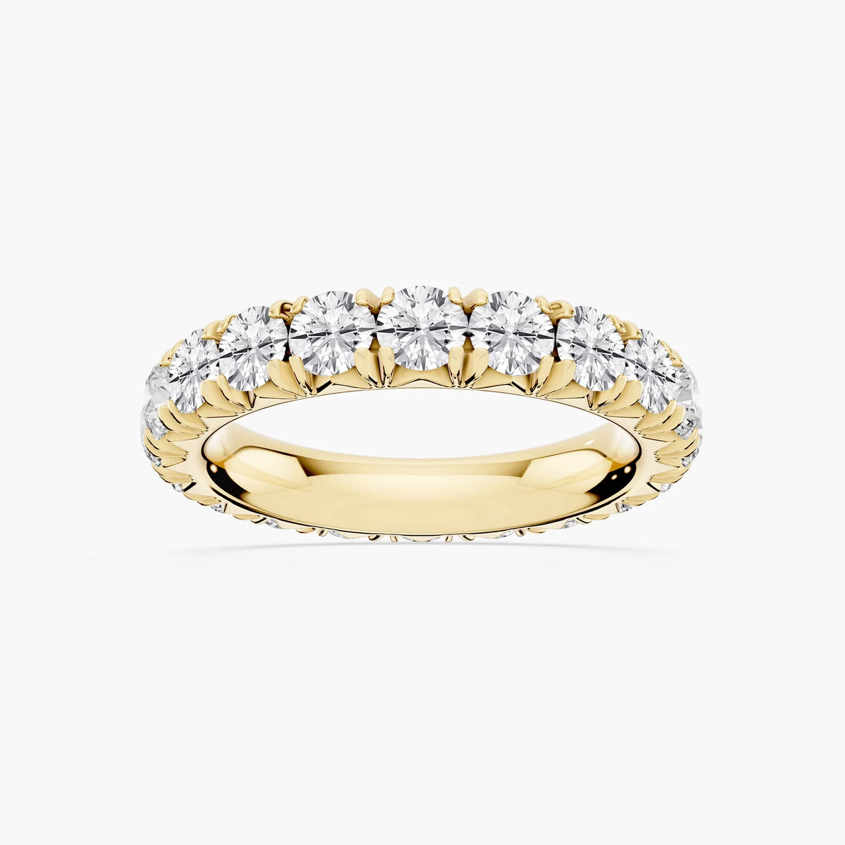 Lovea Lotte Eternity Ring Rundschliff – Gelbgold