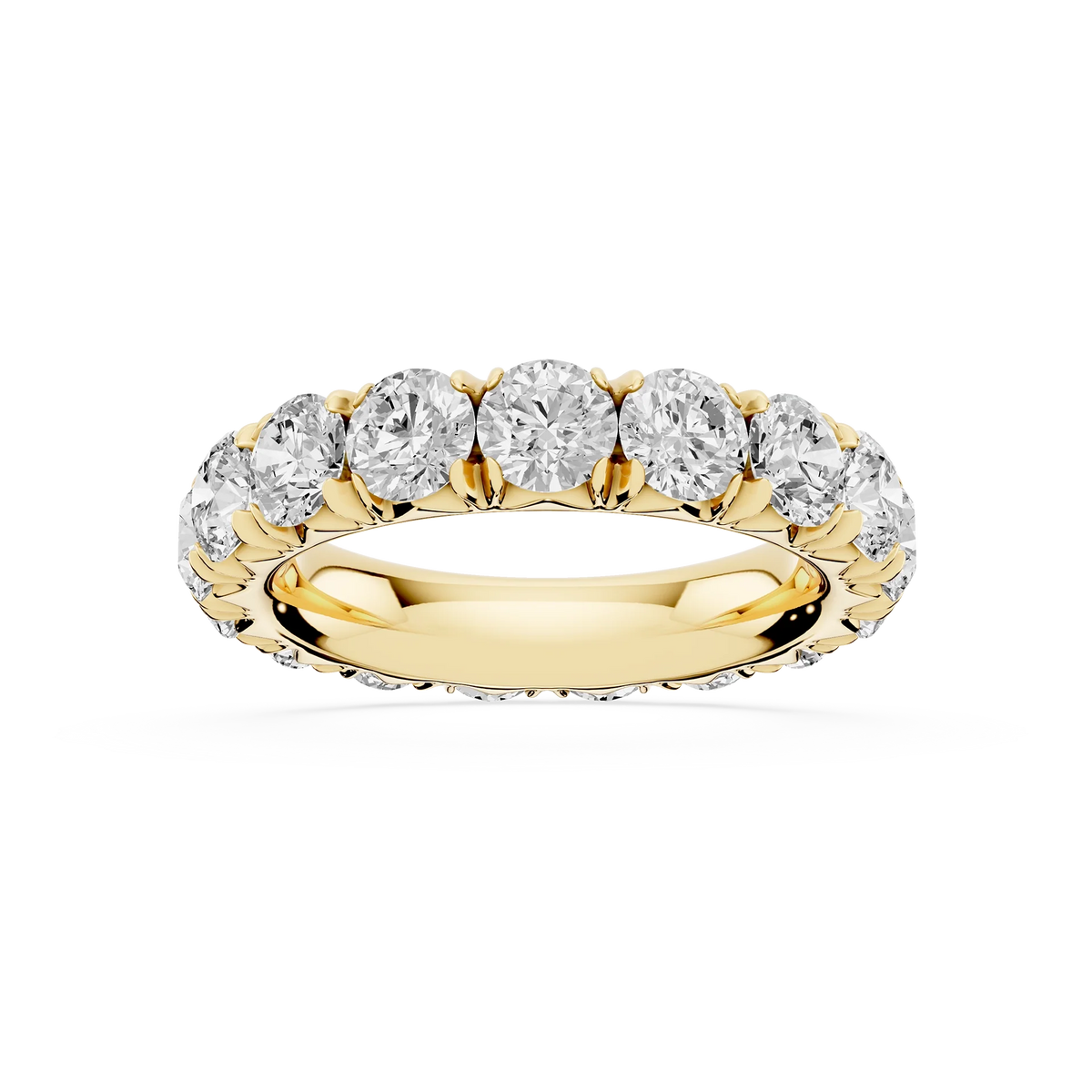 Lovea Lotte Eternity Ring Rundschliff – Gelbgold