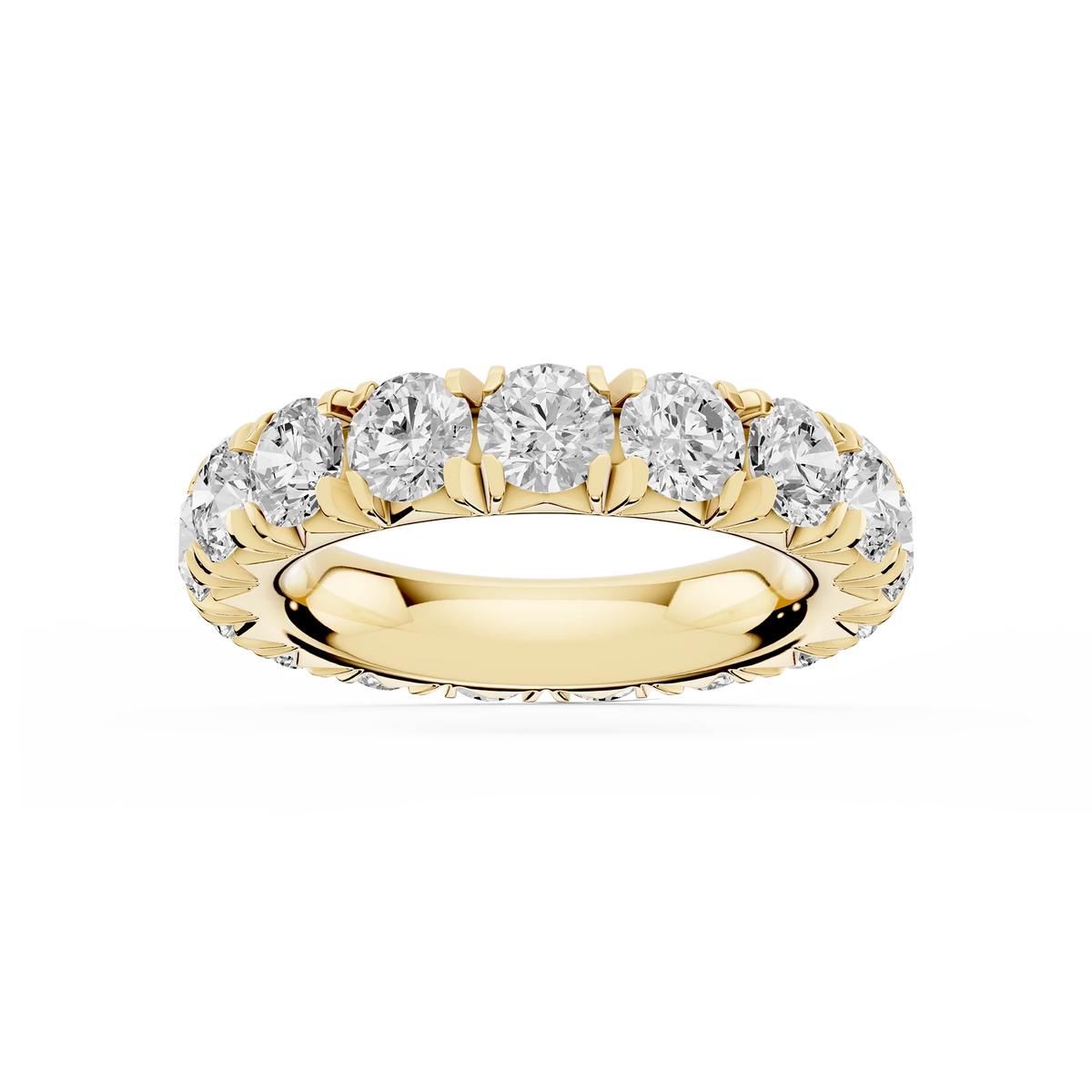 Lovea Lotte Eternity Ring Rundschliff – Gelbgold