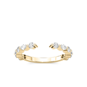 Lovea Sonnet Trauring – Offenes Design – Gelbgold