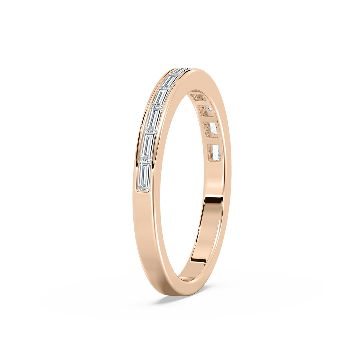 Lovea Leni Trauring – Baguette – Roségold
