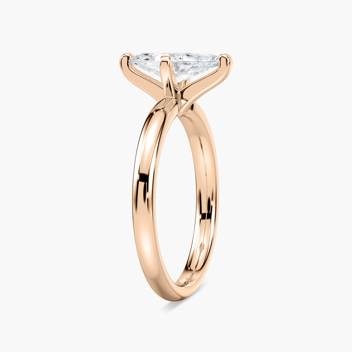 Emilia Solitaire Verlobungsring Marquiseschliff Roségold – Lovea