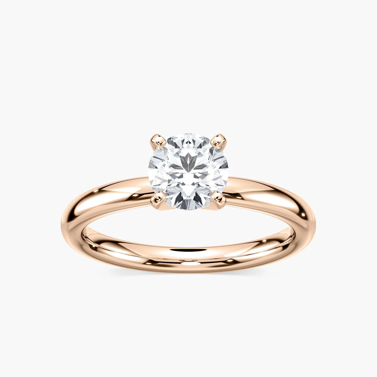 Emilia Solitaire Verlobungsring – Roségold Brillantschliff